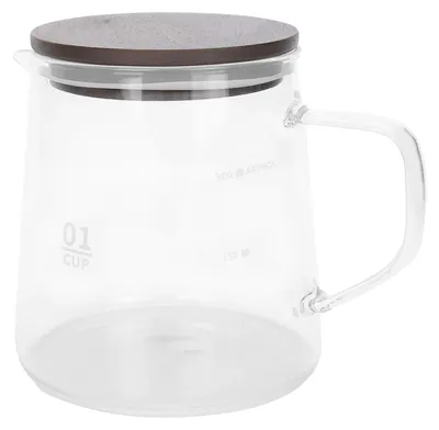 Productafbeelding van Koffieserver Glazen Koffiepot met Deksel Hittebestendig Glas