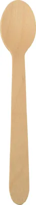 Produktbild von PAPSTAR Kaffeelöffel pure Einweg 11cm Holz braun 100 St./Pack.