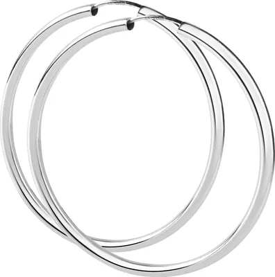Produktbild von Damen Creolen 925 Sterling Silber 60mm