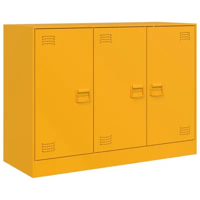 Immagine prodotto di Credenza Giallo Senape 99x39x73 cm in Acciaio