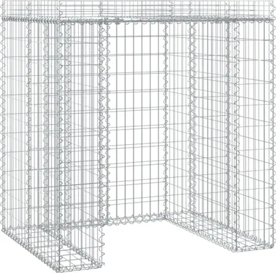Produktbild von Gabionen-Mülltonnenbox 110x91x120 cm Verzinktes Eisen