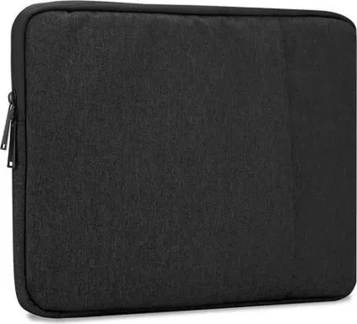 Immagine prodotto di Cadorabo borsa di protezione per laptop / tablet 14 pollici in nero borsa per notebook computer tessuto fodera in velluto