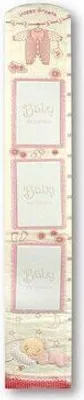 Produktbild von Meßlatte mit Motiv: Baby rosa