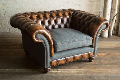 Obrázok produktu pre Hnedé televízne relaxačné kreslo Chesterfield Club Cheserfield Lounge 1-miestne