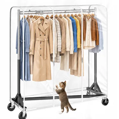 Produktbild von HOKEEPER Z-Basis Kleiderständer 160 cm, doppelseitig, höhenverstellbar, mit Abdeckung
