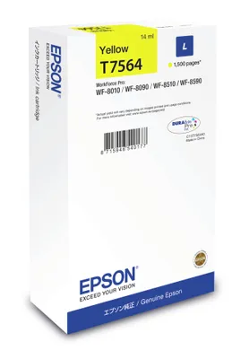 Produktbild von Epson Tintenpatrone L Yellow, Gelb, Tinte auf Pigmentbasis, 1 Stück(e)