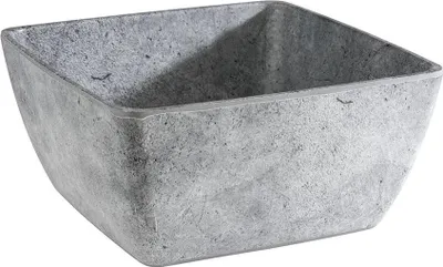 Produktbild von APS 84831 Schale ELEMENT, 25 x 25 cm, Höhe 12 cm, Melamin, 3,8 Liter, Betonoptik