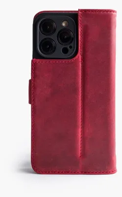 Produktbild von Wachikopa Leder Handyhülle kompatibel mit iPhone 14 Pro Max Wallet