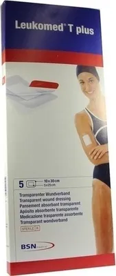 Zdjęcie produktu dla LEUKOMED TRANSP. PLUS STERILE PFL. 10x30 cm, 5 St PFL