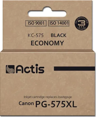 Productafbeelding van Actis KC-575 printerpatroon, 1 stuk, compatibel, standaardopbrengst, zwart