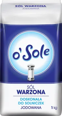 Zdjęcie produktu dla O'sole Sól Warzona Jodowana 1 Kg