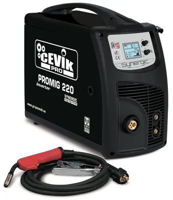 Obrázok produktu pre Zváračský prístroj - Výkon: 220 W - Hmotnosť: 21,7 kg - Multifunkčný: MIG, MMA, TIG