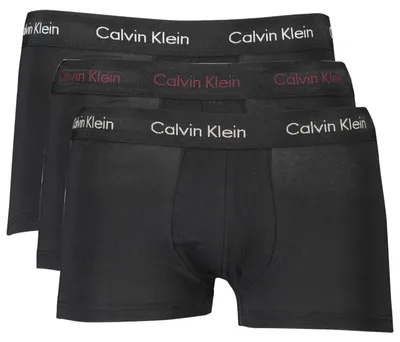 Produktbild von Dreierpack Herren Boxershorts Schwarz mit Logo und Elastikbund