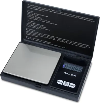 Produktbild von Intirilife Digitální jemná váha v černé barvě - 500g elektronická kapesní váha s funkcí tárování a LCD displejem - mimořádně přesná digitální váha na mince, šperky, zlato, kuchyň, vaření
