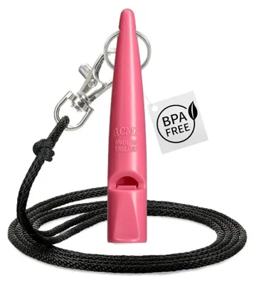 Imagen del producto de Silbato de acero inoxidable para entrenamiento canino, compacto, con correa para llevar al hombro, frecuencia de 211,5 Hz, ideal para entrenamientos y paseos