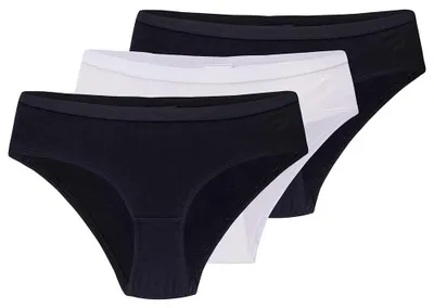 Produktbild von Martes Essential - "Shelly" Slips für Damen(3er-Pack) IG5602 (XXL) (Schwarz/Weiß)