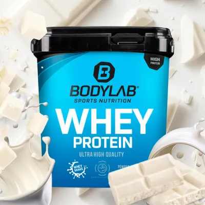Produktbild von BODYLAB Whey Protein - 2000g - White Chocolate