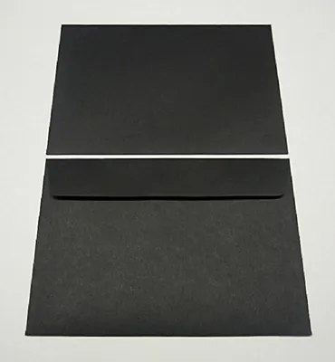 Produktbild von Briefumschläge C5 120g/qm haftklebend VE=100 Stück schwarz