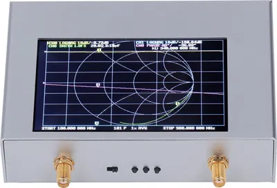 Obrázok produktu pre Vektorový sieťový analyzátor 50KHz?4GHz HF VHF UHF SWR Fázové oneskorenie 4in dotykový displej VNA V2 PLUS4