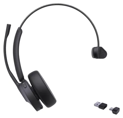 Zdjęcie produktu dla Yealink BH70 Mono UC, Bezprzewodowy, 20 - 20000 Hz, Biuro/centrum telefoniczne, 91 g, Zestaw słuchawkowy, Czarny