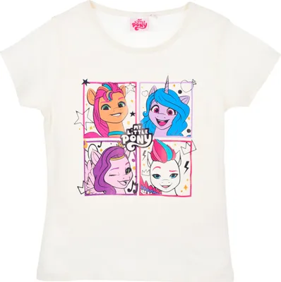 Produktbild von T-Shirt My Little Pony mit Glitzer Weiß 116 cm