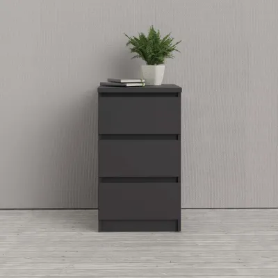 Produktbild von Naia Nachtkommode Kommode Schwarz matt