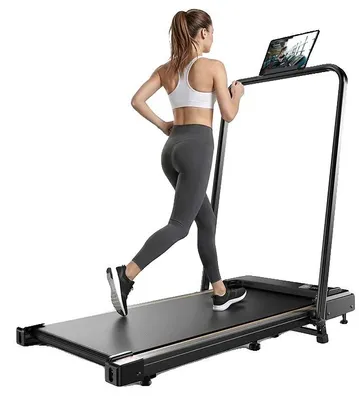 Image de Tapis de course, moteur de 0,75 à 2,5 chevaux, vitesse de 1 à 10 km/h, capacité de charge de 100 kg, design pliable, écran LED