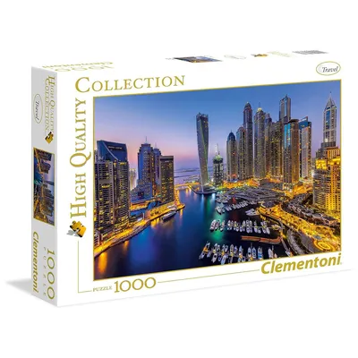 Produktbild von Clementoni High Quality Collection Puzzle Dubai 1000 Teile Puzzel Stadt Skyline