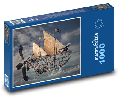 Obrázek produktu pro martinpuzzle - Puzzle 1000 - Vzducholoď - fantazie