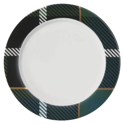 Productafbeelding van ASA Selection Teller Tartan, petrolkleurig, 21 cm