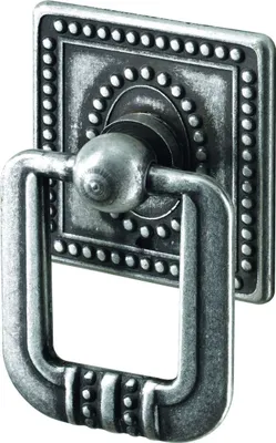 Produktbild von Hettich Möbelknopf Messing silber 35,0 x 33,0 mm - 1 Stück