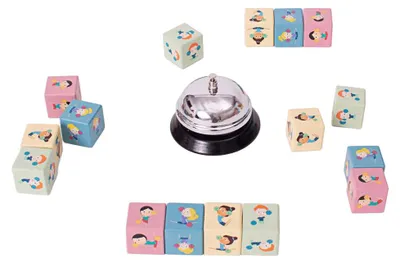 Productafbeelding van BS Toys GA498, 5 rokken/rokken, Karton, Doos, Hout, Meerkleurig
