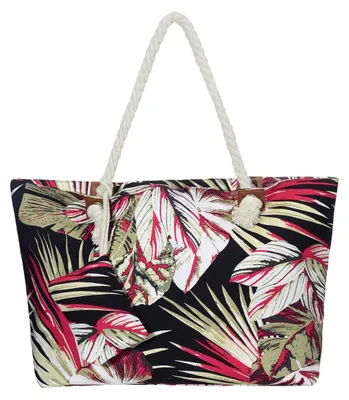Zdjęcie produktu dla Duża torba plażowa typu shopper z zamkiem błyskawicznym – Beach Life