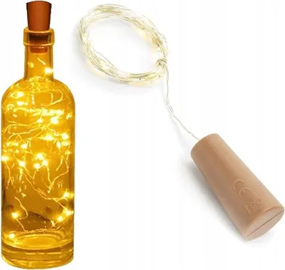 Immagine prodotto di Luci LED con tappo di bottiglia, 197cm Party Deco