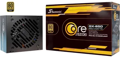 Produktbild von CORE GX-850-V2 850W (schwarz, 1x 12-Pin High Power GPU, 2x PCIe, Kabalmanagement, 850 Watt)