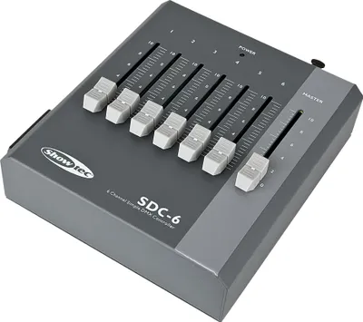Zdjęcie produktu dla 6-kanałowa konsola mikserska Showtec SDC-6
