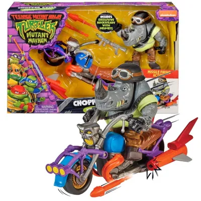 Produktbild von Teenage Mutant Ninja Turtles =VLOOKUP(A128,[1]Deutsch!$A:$E,4,FALSE), Motorrad, Ninja Turtles, 4 Jahr(e), Mehrfarbig