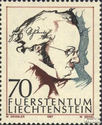Produktbild von Briefmarken Liechtenstein 1997 Mi 1147 (kompl.Ausg.) postfrisch Franz Schubert