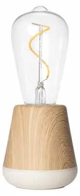 Produktbild von Aufladbare Tischlampe in Braun, 19,5 cm Höhe