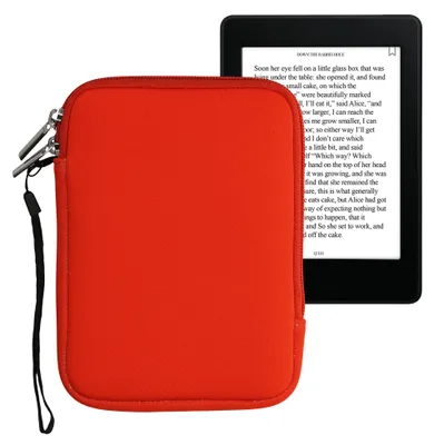 Produktbild von kwmobile Schutztasche für eReader - Neopren Tasche Hülle Cover Case Schutzhülle Orange - 17 x 12 x 2 cm Innenmaße
