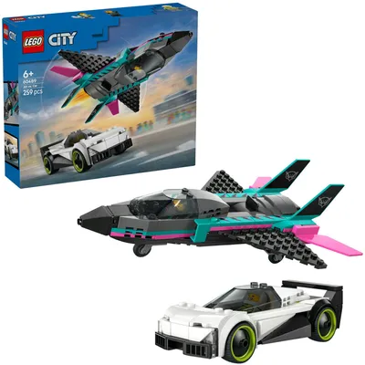 Image de LEGO CITY 60489 Jet contre voiture