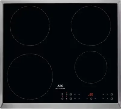 Produktbild von AEG IKS64301XB, Schwarz, Integriert, 57.6 cm, Zonen-Induktionskochfeld, Glas, 4 Zone(n)