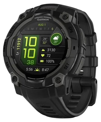 Imagen del producto de Garmin Instinct de 3,50 mm, con carga solar, bisel  y correa color carbón