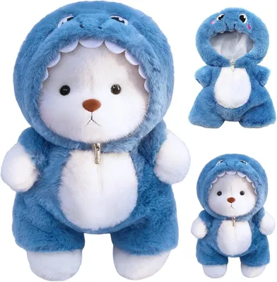 Productafbeelding van Pluche Teddybeer met Schaapkostuum 30 cm Schattig Knuffeldier
