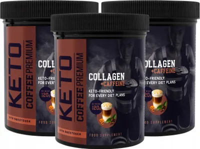 Immagine prodotto di 3X Keto Coffee Premium - integratore dietetico 120G
