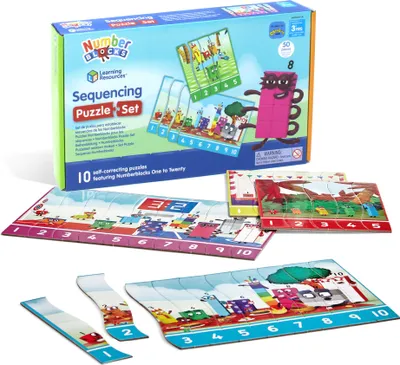 Zdjęcie produktu dla Puzzle - Ćwicz liczenie od 1 -20 - Bloki liczbowe