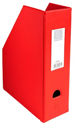 Produktbild von Exacompta Stehsammler 90165E Rot 100 mm Rückenbreite Griffloch Etikettenhalter