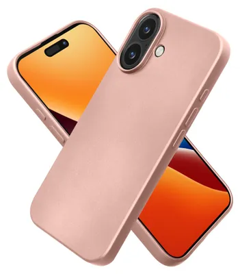 Produktbild von kwmobile Handyhülle für Apple iPhone 17 Hülle - Silikon Case metallisch schimmernd - Schutzhülle Cover - Metallic Rosegold