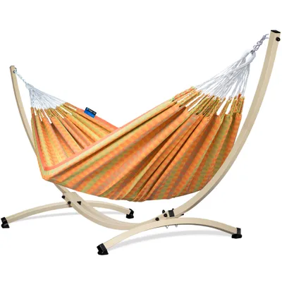 Obrázok produktu pre Potenza Hojdacia sieť  s rámom Hojdačka pre dve osoby 230x160 cm I Pozinkovaný rám 220 kg
