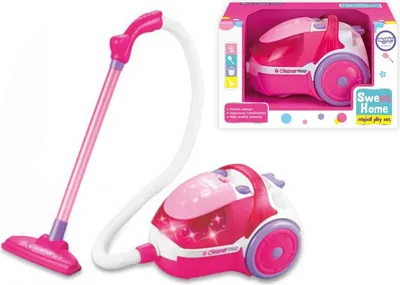 Zdjęcie produktu dla WOOPIE Rozowy Odkurzacz Dla Dzieci z funkcja wcia
